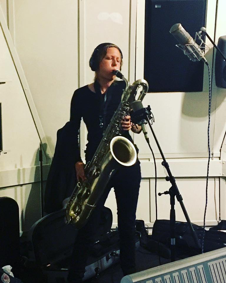Recoding session with Anna Högberg in studio 1.