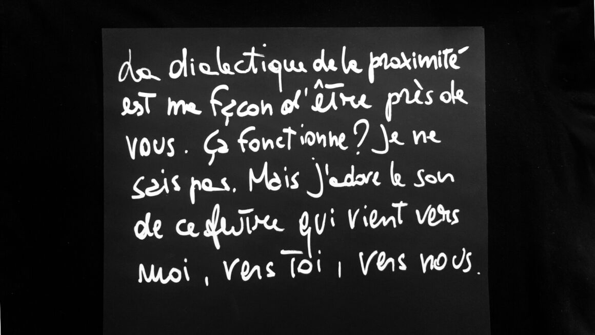 La dialectique de la proximité © Nicola Giannini